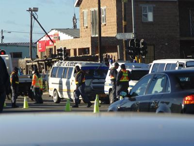 Successful roadblock in Thembalethu